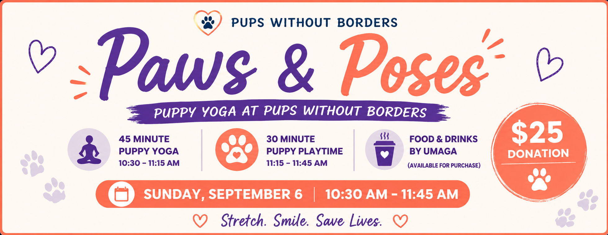 Paws & Poses Puppy Yoga